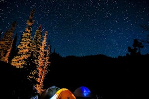 Camp at Blue Lake