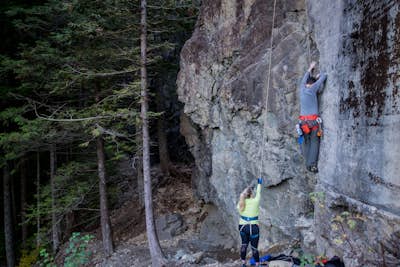 Sport Climbing at Exit 38, Deception Crags Area