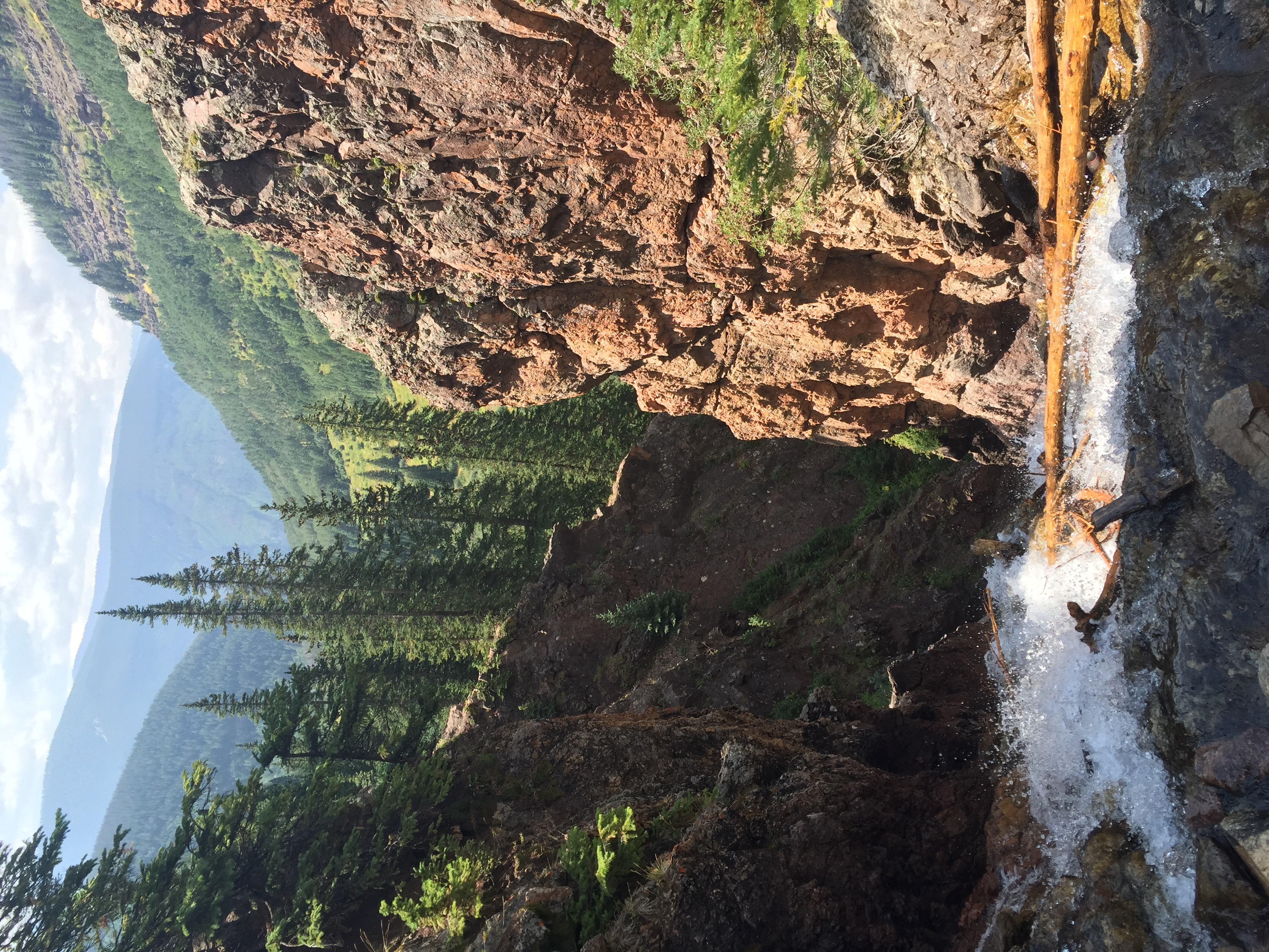Booth Falls and Booth Lake