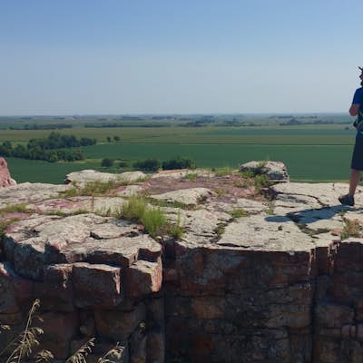 Hike "The Mound" at Blue Mounds State Park 