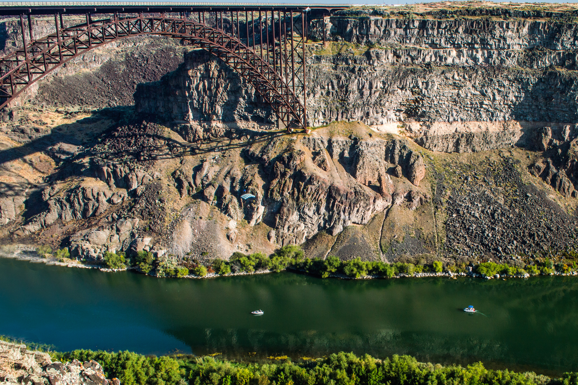 Perrine Bridge and Perrine Coulee Falls