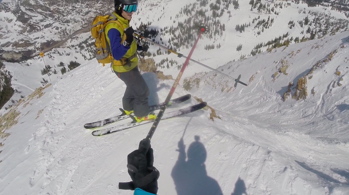 Ski Baldy's Main Chute at Alta Ski Area