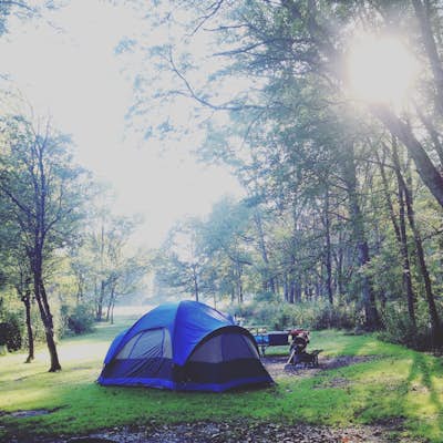 Camping Mohican State Park and Exploring Lyons Falls Trail