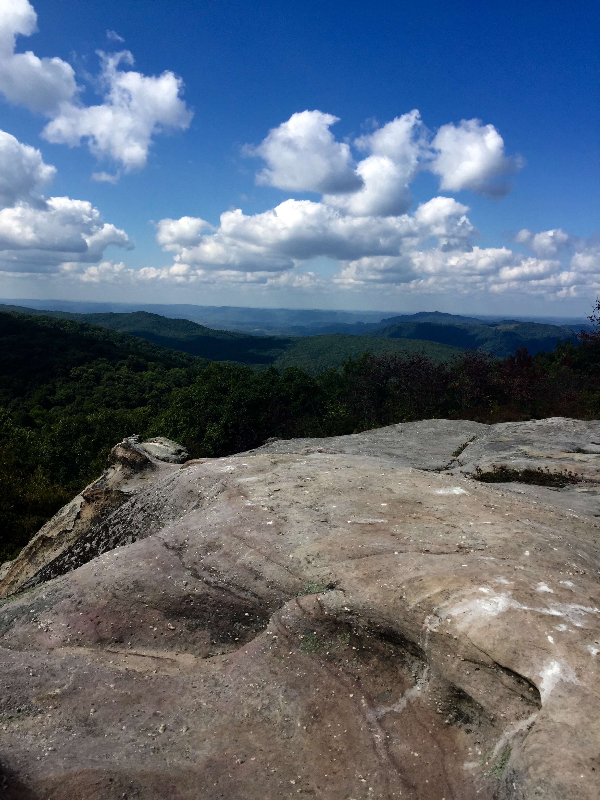 Hike to White Rocks, Ewing, Virginia