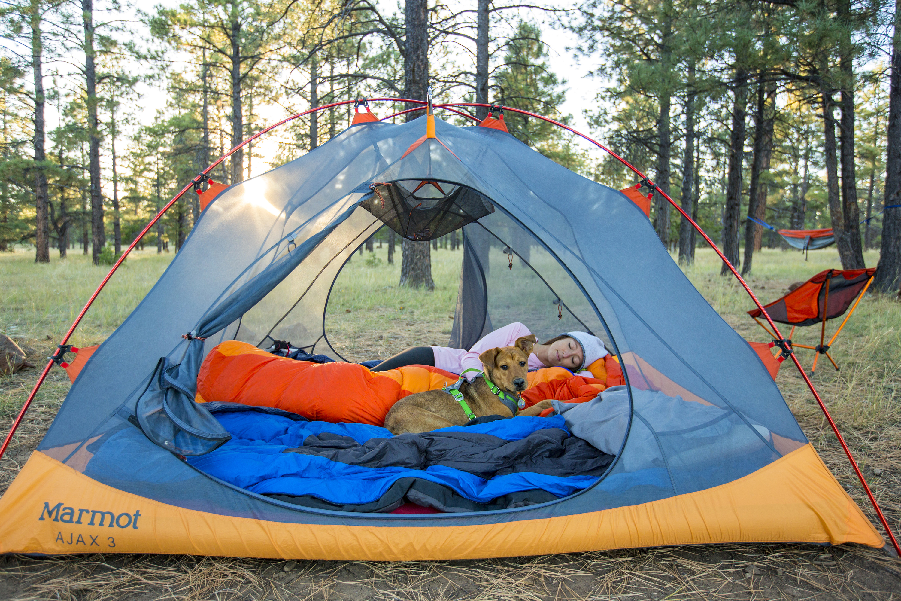 Camp at Marshall Lake