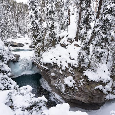 Hike to the Johnston Canyon Cave