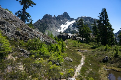 Hike to Cream Lake, BC, Jim Mitchell Lake Road