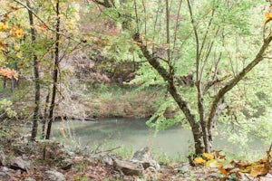 Hike the Rough Canyon Trail past the Cattail Pond Junction