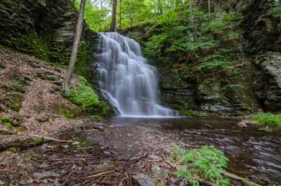 Hike to Bushkill Falls, Bushkill Falls Parking Area