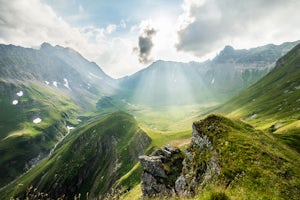 Backpack to Richetlipass in the Glarus Alps