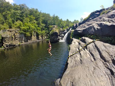Cliff Jump at High Falls Park