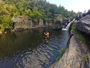 Cliff Jump at High Falls Park