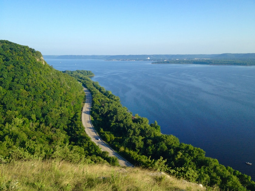 Hike to the Top of Maiden Rock Bluff, Stockholm, Wisconsin