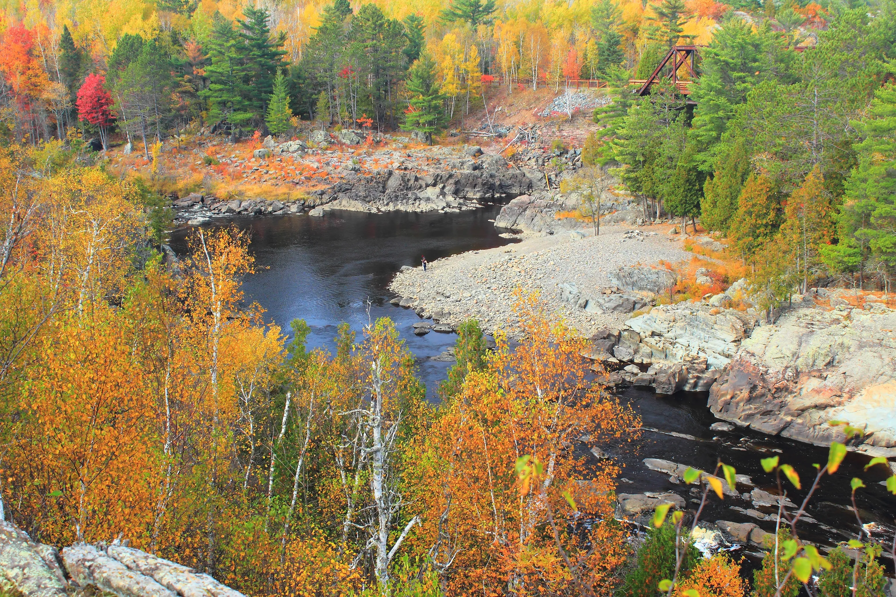 Hike the Carlton Trail at Jay Cooke State Park