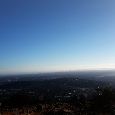 Hike Cowles Mountain from Big Rock Road