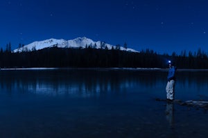 Winter Backpack to Diamond View Lake