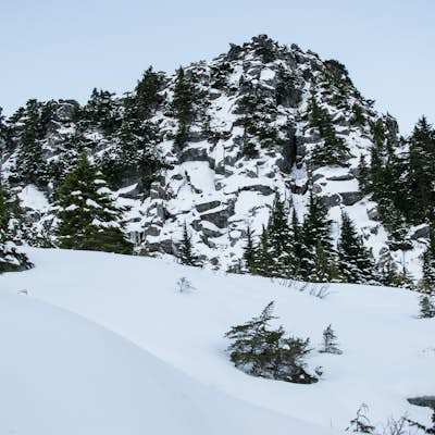 Summit a Snowy Mt. Pilchuck 