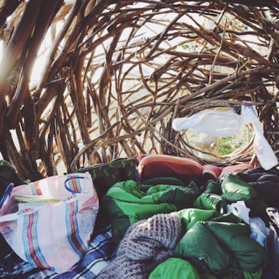 Camp Out in the Human Nest
