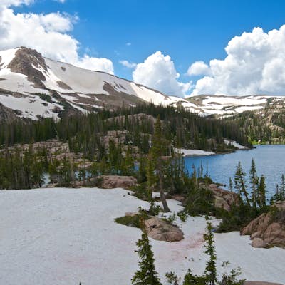 Backpack to Slide Lake in Mt. Zirkel Wilderness