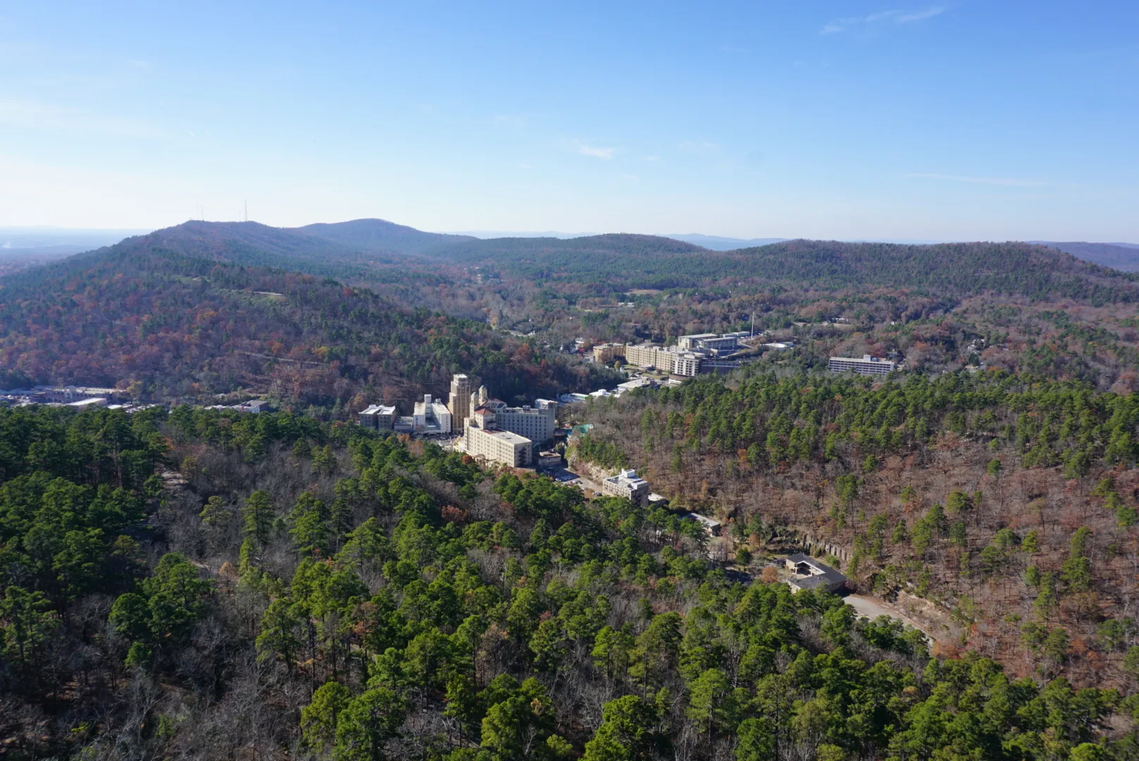 Hike Hot Springs Mountain then Soak at Buckstaff Bathhouse