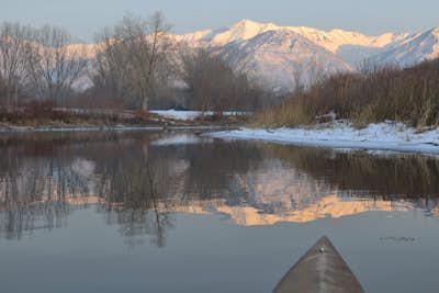 Winter Kayak Utah Lake