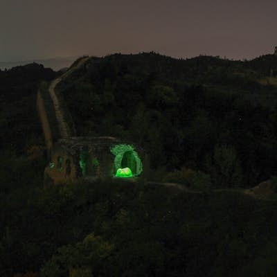 Camp on the Great Wall's Gubeikou Section