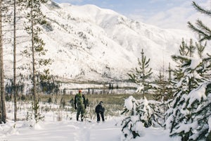 Snowshoe the North Fork Area of the Flathead River