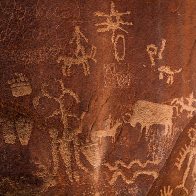 Explore the Newspaper Rock Ancient Petroglyphs 