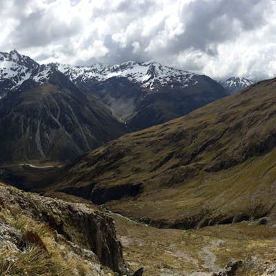 Hike in Arthur's Pass on the South Island, New Zealand