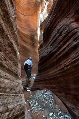 Hike through the Red Caves (Sand Wash), Red Caves Trailhead