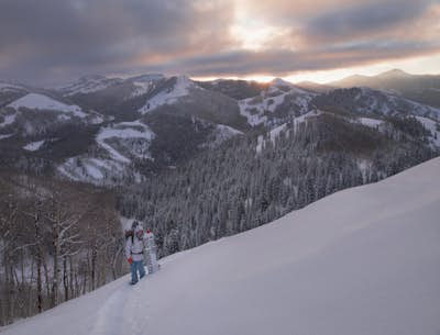 Winter Backpack to Dog Lake and Backcountry Ski Reynolds Peak