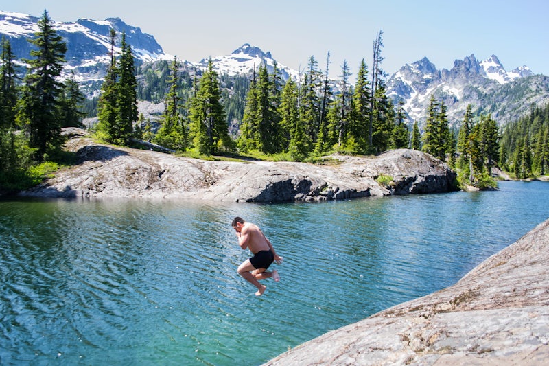 Photo of Spectacle Lake via Pete Lake Trail