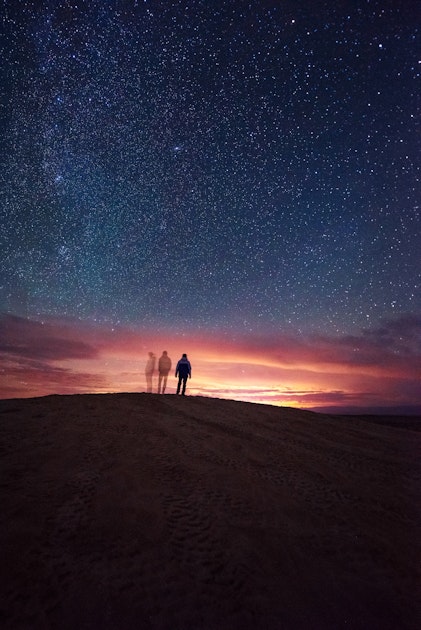 Night Photography at Knolls Sand Dunes, Utah
