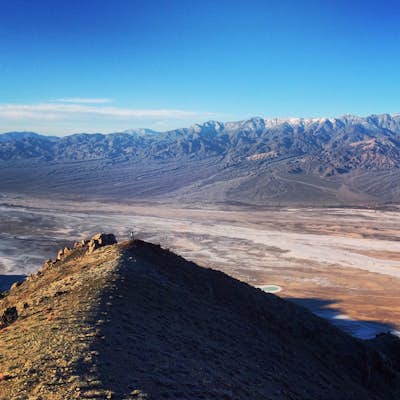 Watch the sunrise from Dante's View at Death Valley (panoramic views & optional hiking)