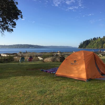 Camp on Blake Island