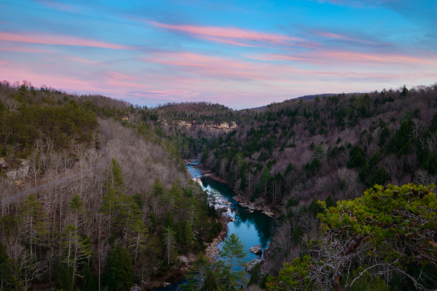Take in the View at Lilly Bluff Overlook, Lancing, Tennessee