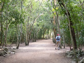 Bike around the Coba Mayan Ruins