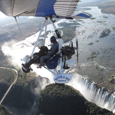 Microlight Flight over Victoria Falls