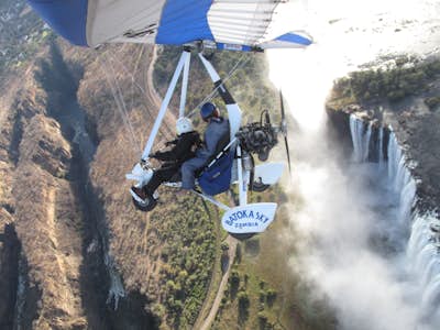 Microlight Flight over Victoria Falls
