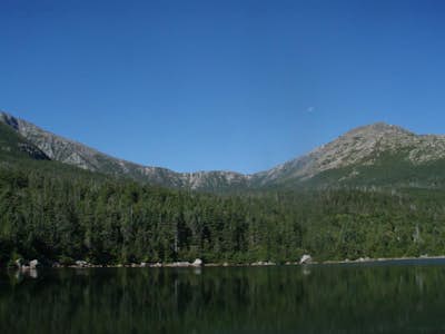 Russell Pond, Davis Pond, Baxter Peak, and the Knife Edge Loop