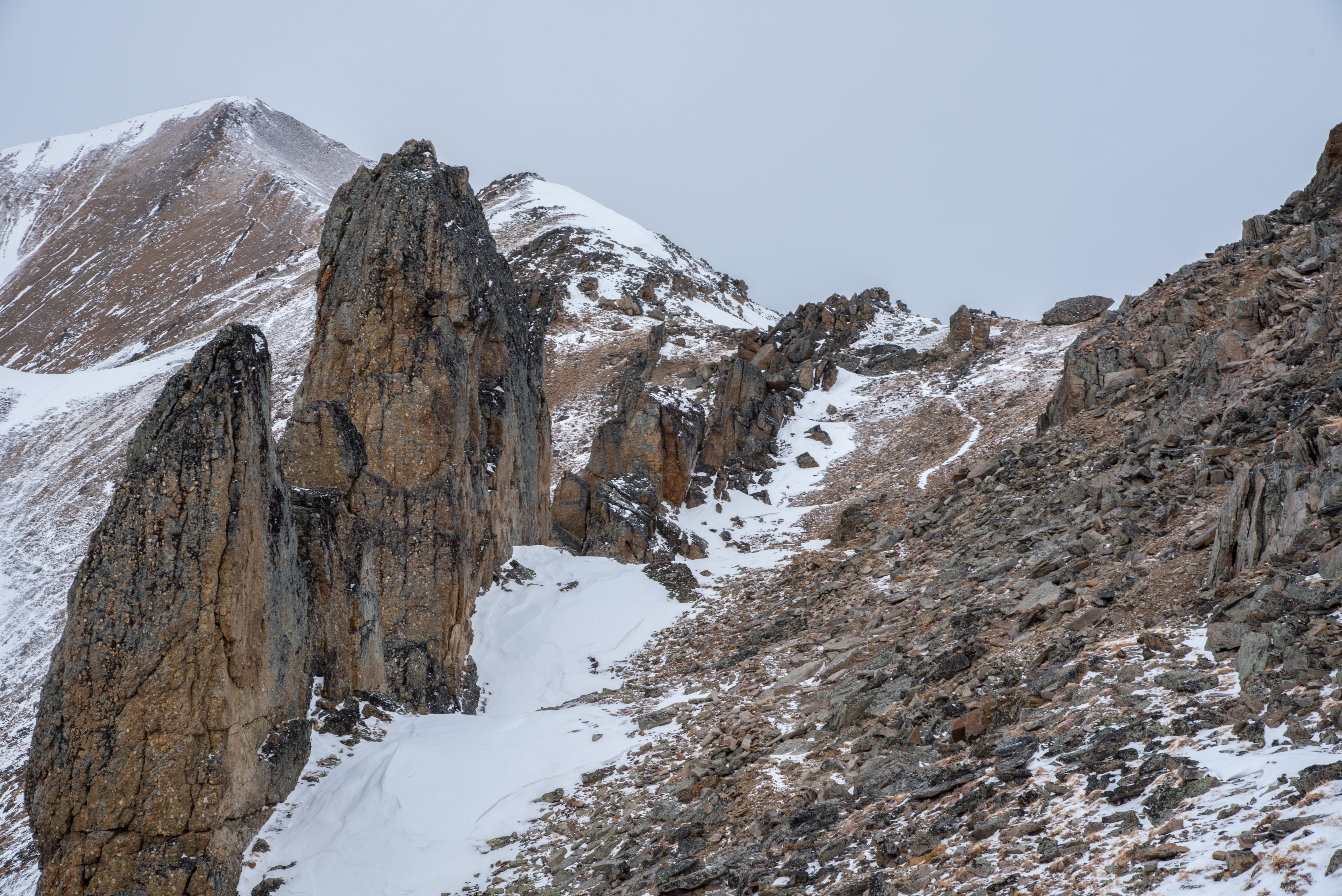 Winter Climb Mount Allan