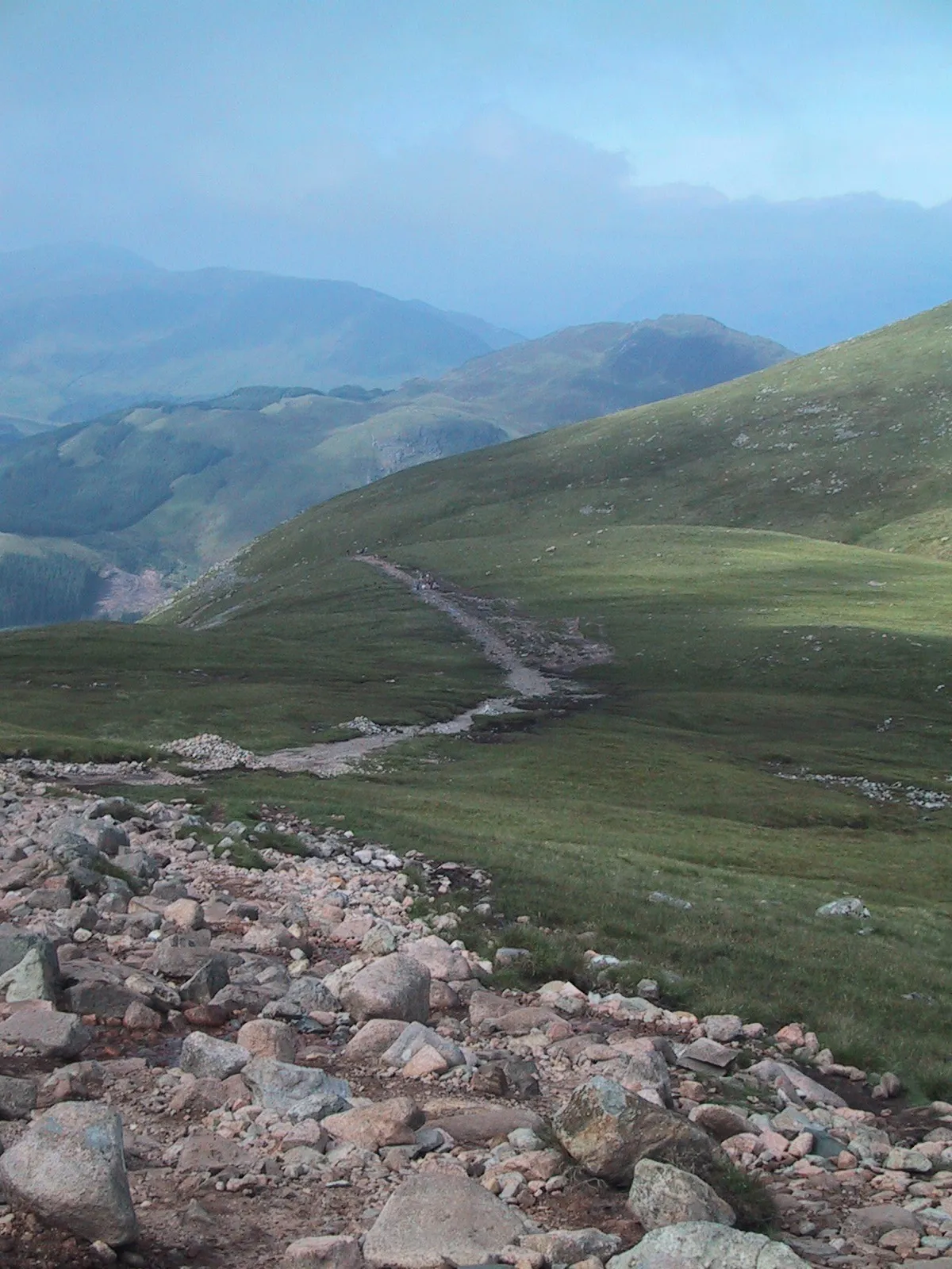 Summit Ben Nevis in Scotland