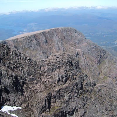 Summit Ben Nevis in Scotland