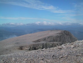 Summit Ben Nevis in Scotland