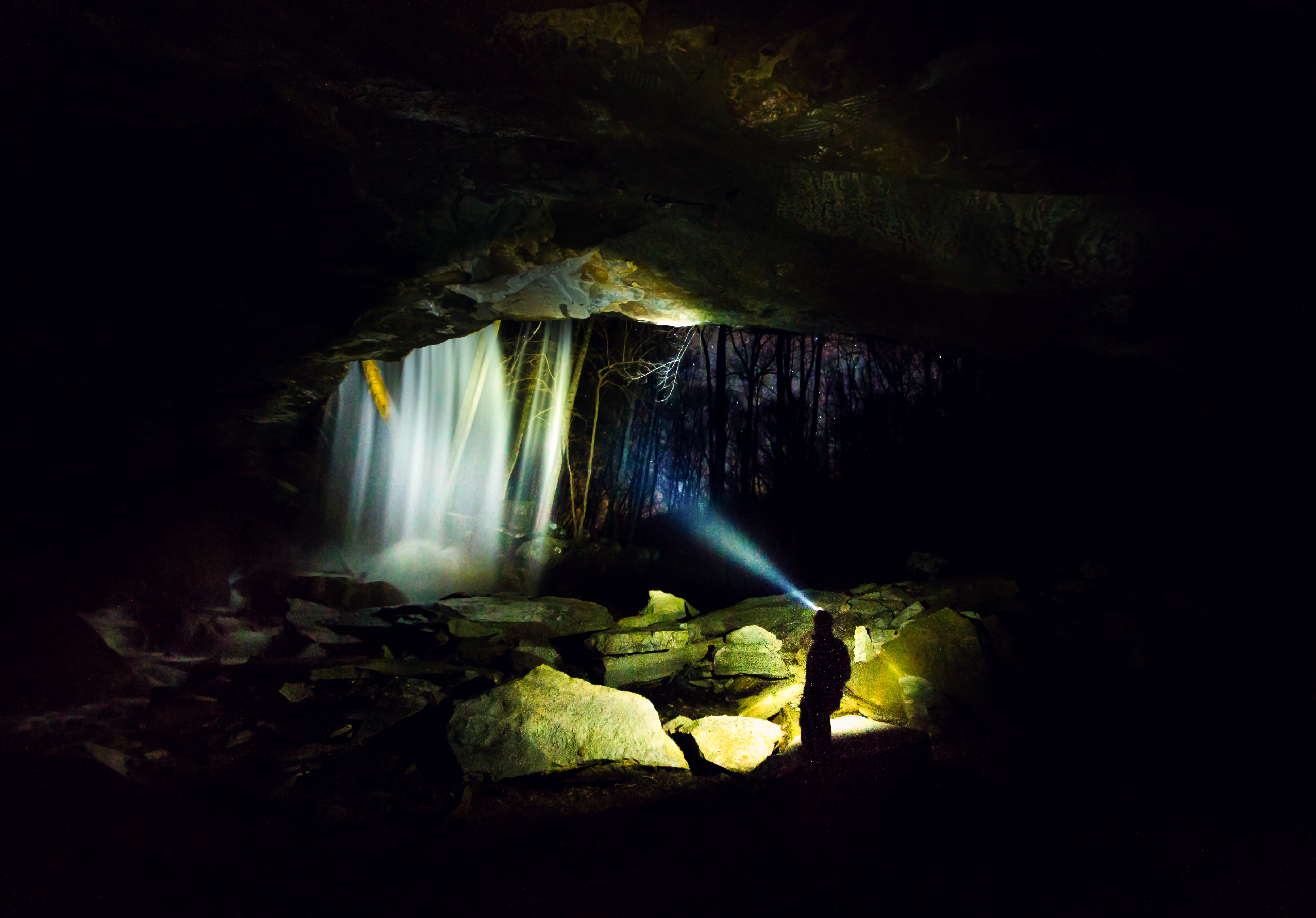 Hike through Virgin Falls State Natural Area, Sparta, Tennessee