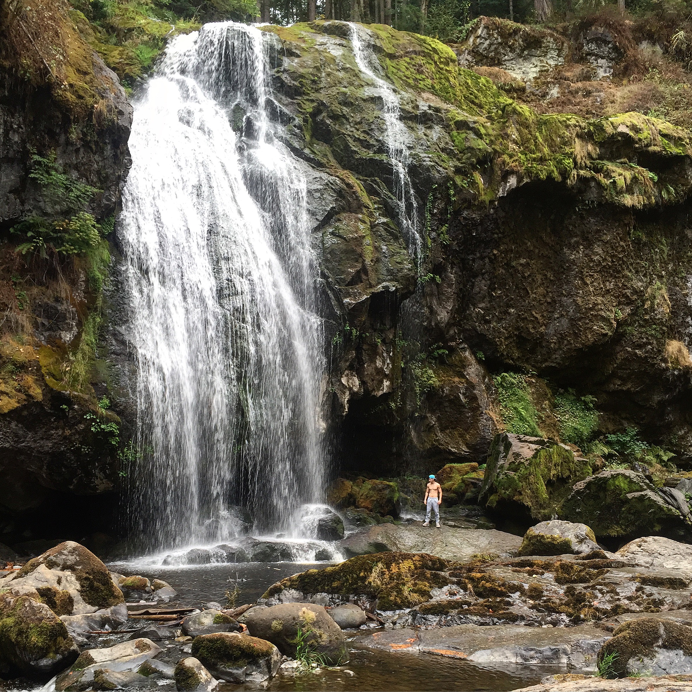 Hike to Little Mashel Falls , Eatonville, Washington