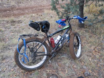 Bike Camping at LO Pocket from Parks, AZ