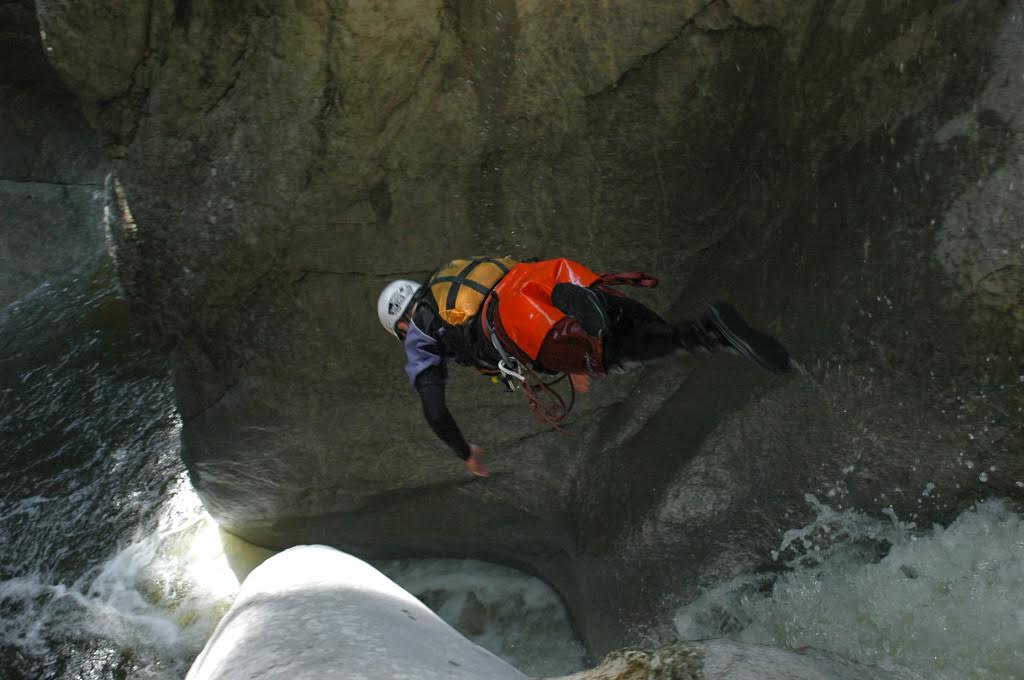 Canyoning in the Saxetenbach Gorge