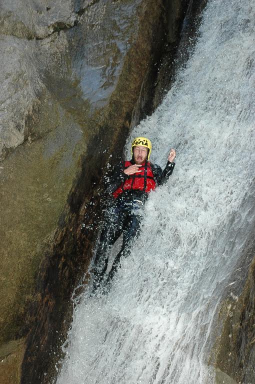 Canyoning in the Saxetenbach Gorge