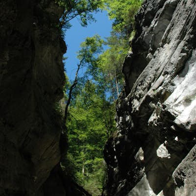 Canyoning in the Saxetenbach Gorge